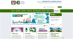 Desktop Screenshot of esmo.org